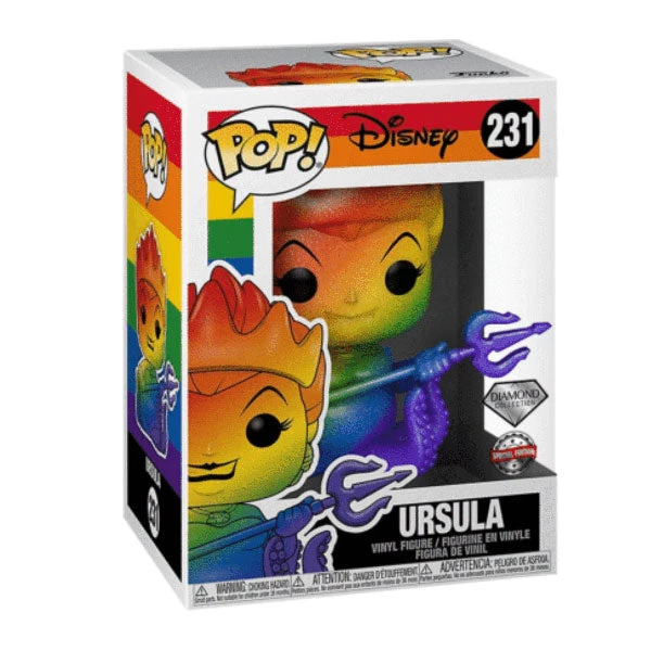 Gametraders Rouse Hill Pop Vinyls The Little Mermaid - Ursula Rainbow Pride Diamond Glitter US Exclusive Pop! Vinyl 4 Gametraders Rouse Hill Pop Vinyls The Little Mermaid - Ursula Rainbow Pride Diamond Glitter US Exclusive Pop! Vinyl