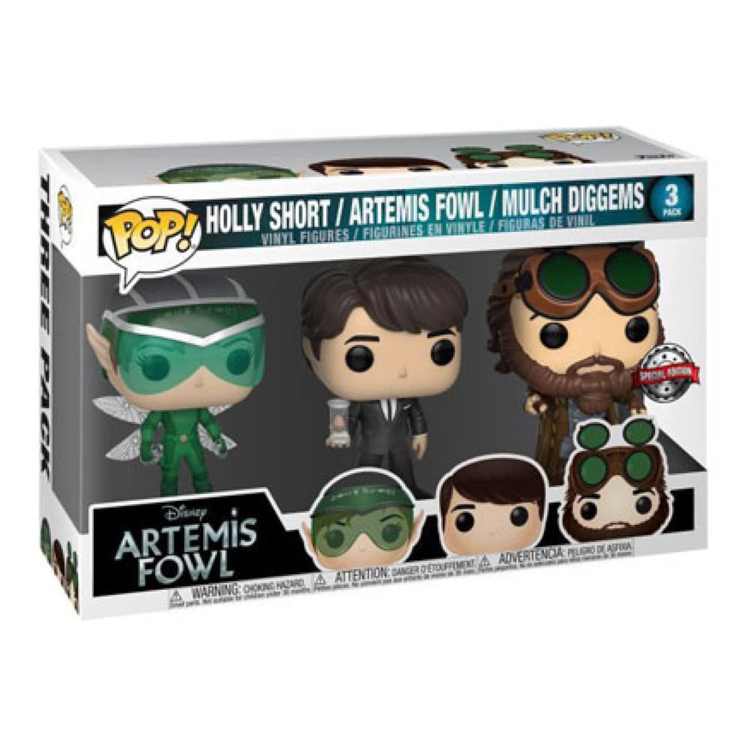 Gametraders Rouse Hill Artemis Fowl - Artemis Fowl Mulch Diggems & Holly Short US Exclusive Pop! Vinyl 3-pack 4 Gametraders Rouse Hill Artemis Fowl - Artemis Fowl Mulch Diggems & Holly Short US Exclusive Pop! Vinyl 3-pack
