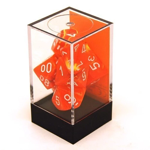 Gametraders Rouse Hill Board Games CHX 27423 Vortex Solar Yellow/White 7-Die Set 3 Gametraders Rouse Hill Board Games CHX 27423 Vortex Solar Yellow/White 7-Die Set