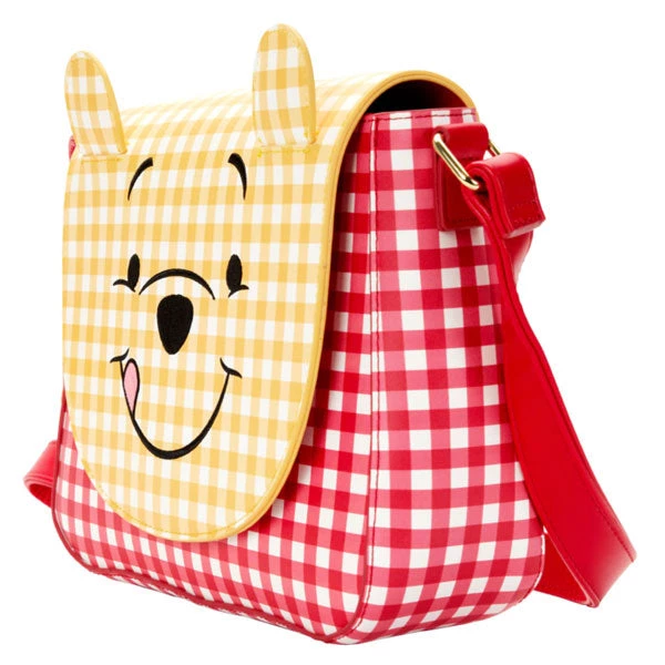 Gametraders Rouse Hill Loungefly - Winnie The Pooh - Pooh Gingham Crossbody 4 Gametraders Rouse Hill Loungefly - Winnie The Pooh - Pooh Gingham Crossbody