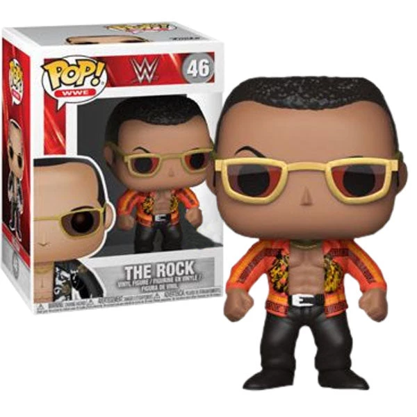 Funko Pop Vinyls WWE - The Rock Pop! Vinyl 5 Funko Pop Vinyls WWE - The Rock Pop! Vinyl