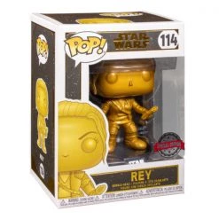 Gametraders Rouse Hill Pop Vinyls Star Wars - Rey Gold Metallic US Exclusive Pop! Vinyl